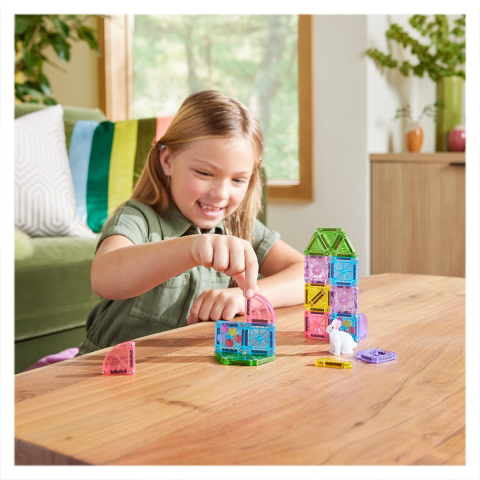 MAGNA-TILES Spring Garden, Travel set, varsta 3-9 ani [3]
