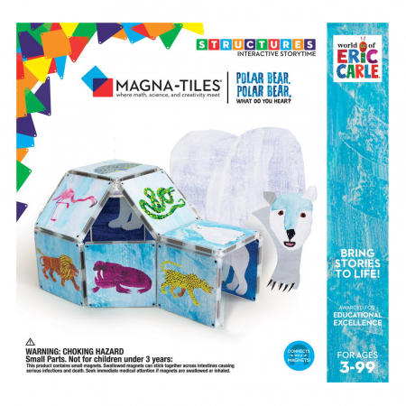 Jucării și Jocuri pentru copii - Magna-Tiles Structures, Ursule polar, tu ce auzi?, Eric Carle, 3-9 ani