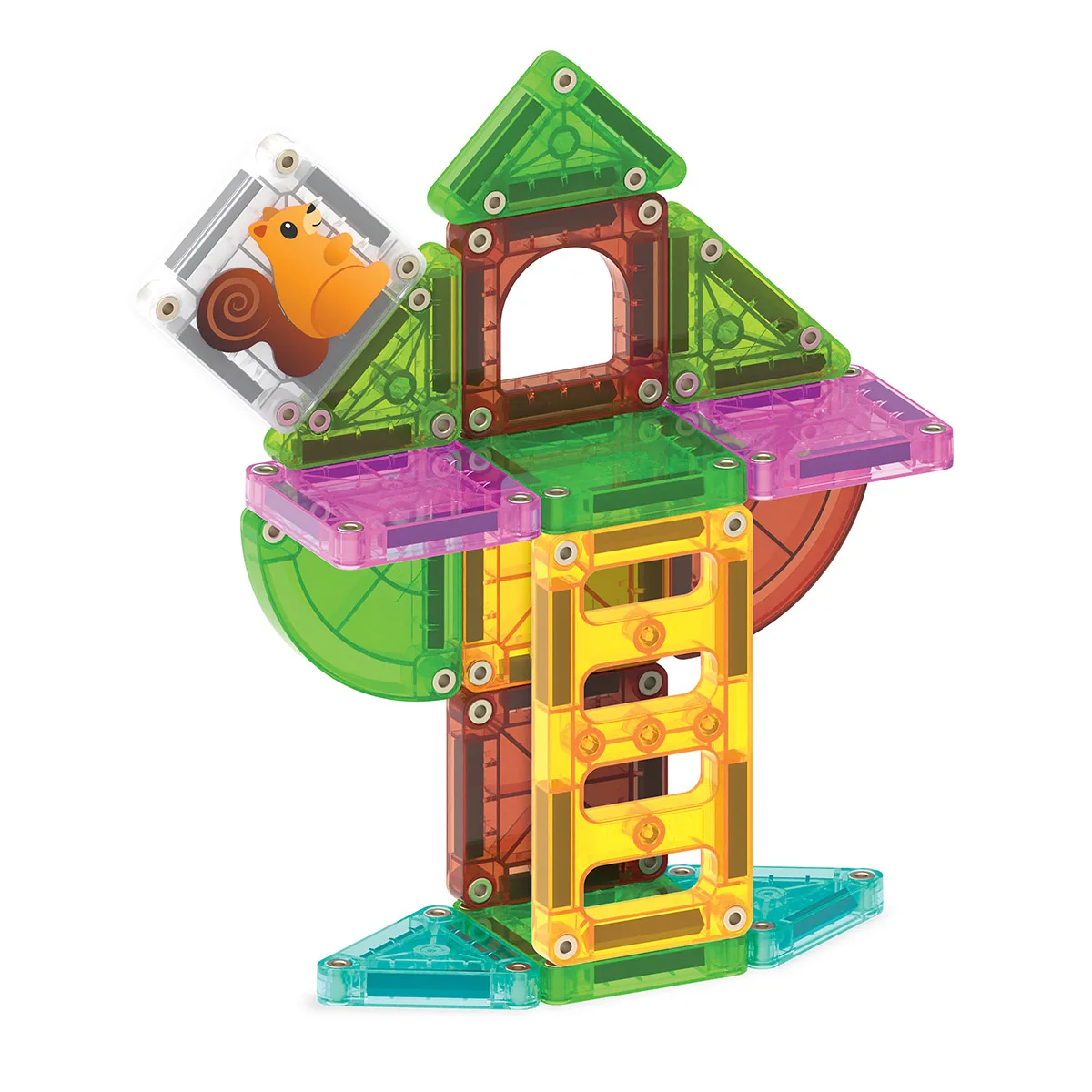 MAGNA-TILES Treehouse, Travel set, varsta 3-9 ani [1]
