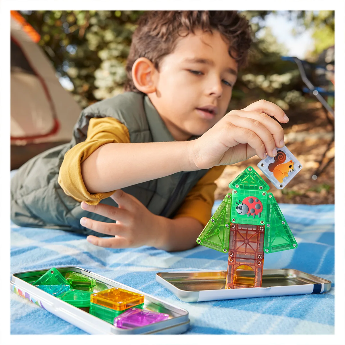 MAGNA-TILES Treehouse, Travel set, varsta 3-9 ani [3]