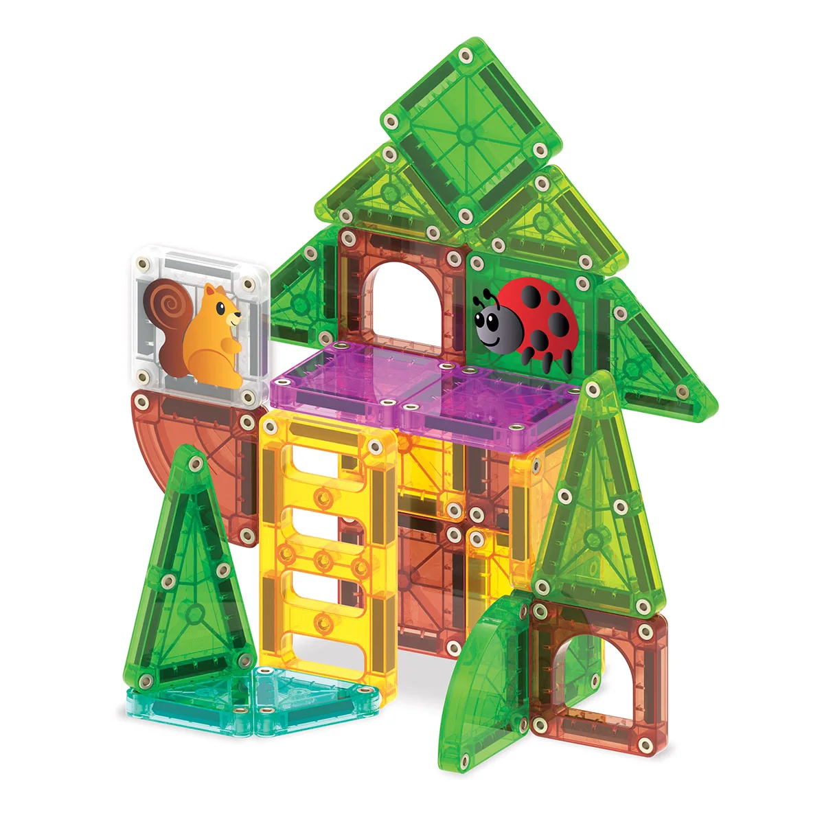 MAGNA-TILES Treehouse, Travel set, varsta 3-9 ani [4]