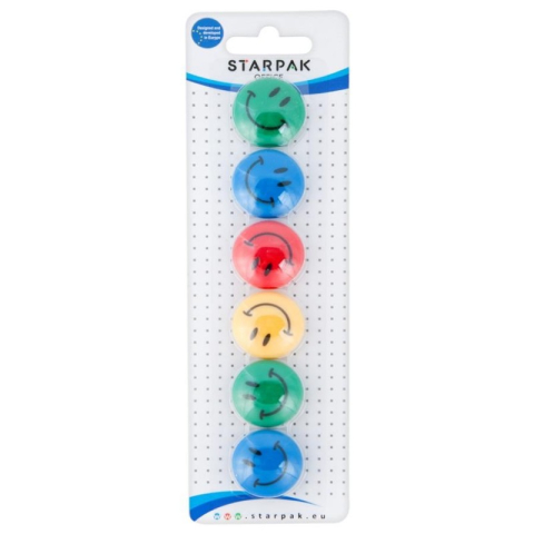 Jucării și Jocuri pentru copii - Magneti Starpak 378347 emoji, diverse culori, set 6 culori