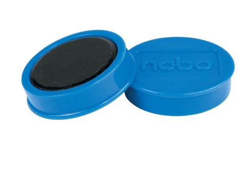 Magneti whiteboard 38mm 10/set albastri nobo [1]