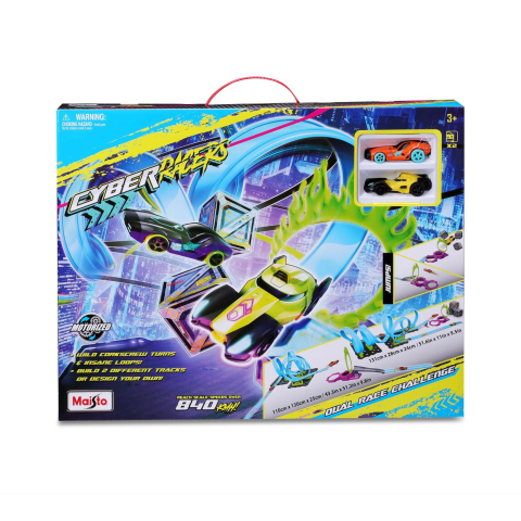 Jucării și Jocuri pentru copii - Maisto cyber racers circuit cursa dubla