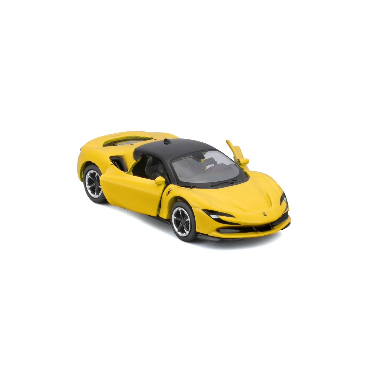 Maisto masinuta metalica speed icons ferrari sf90 stradale galben scara 1 la 64 , copii 14 -+15 ani [2]