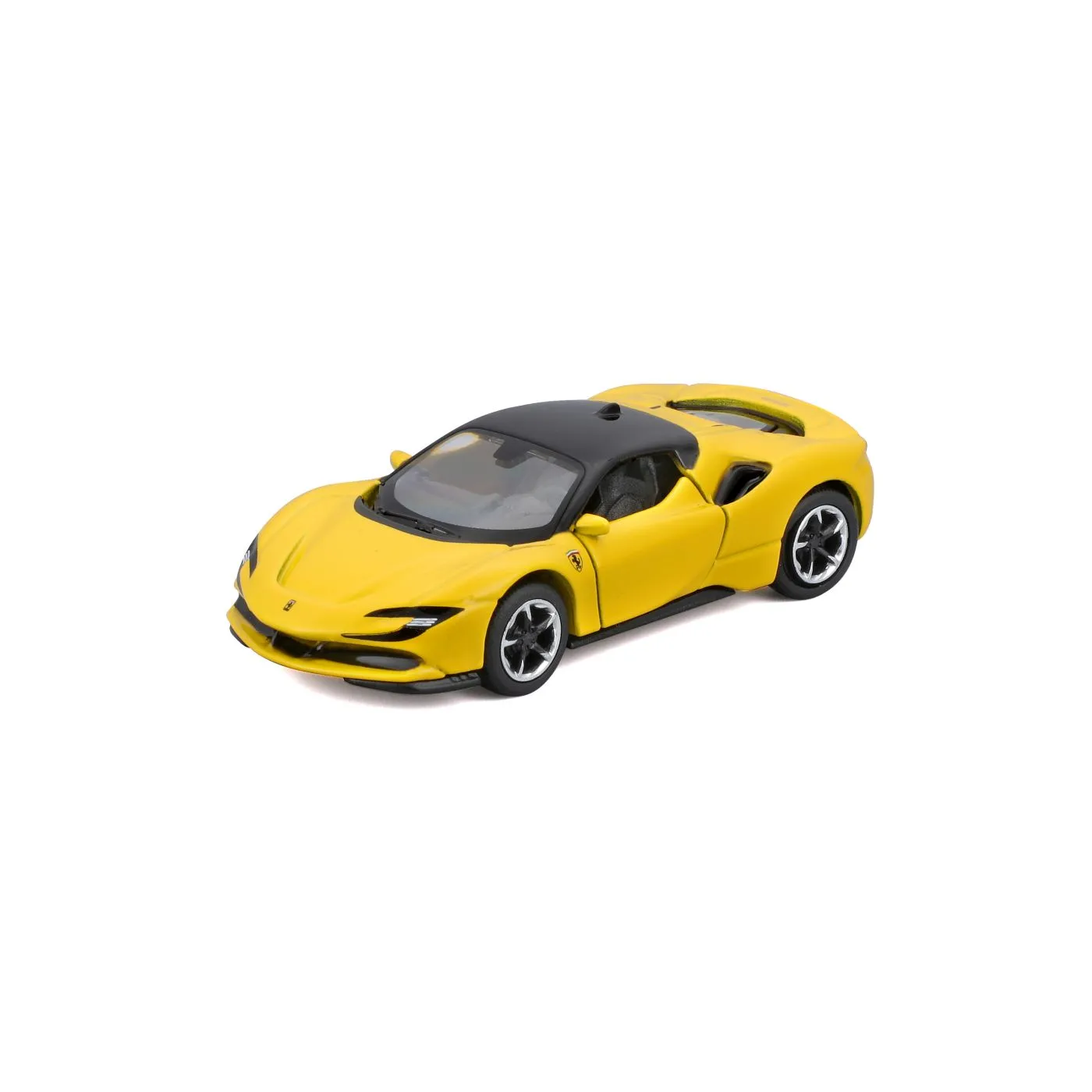 Maisto masinuta metalica speed icons ferrari sf90 stradale galben scara 1 la 64 , copii 14 -+15 ani [1]