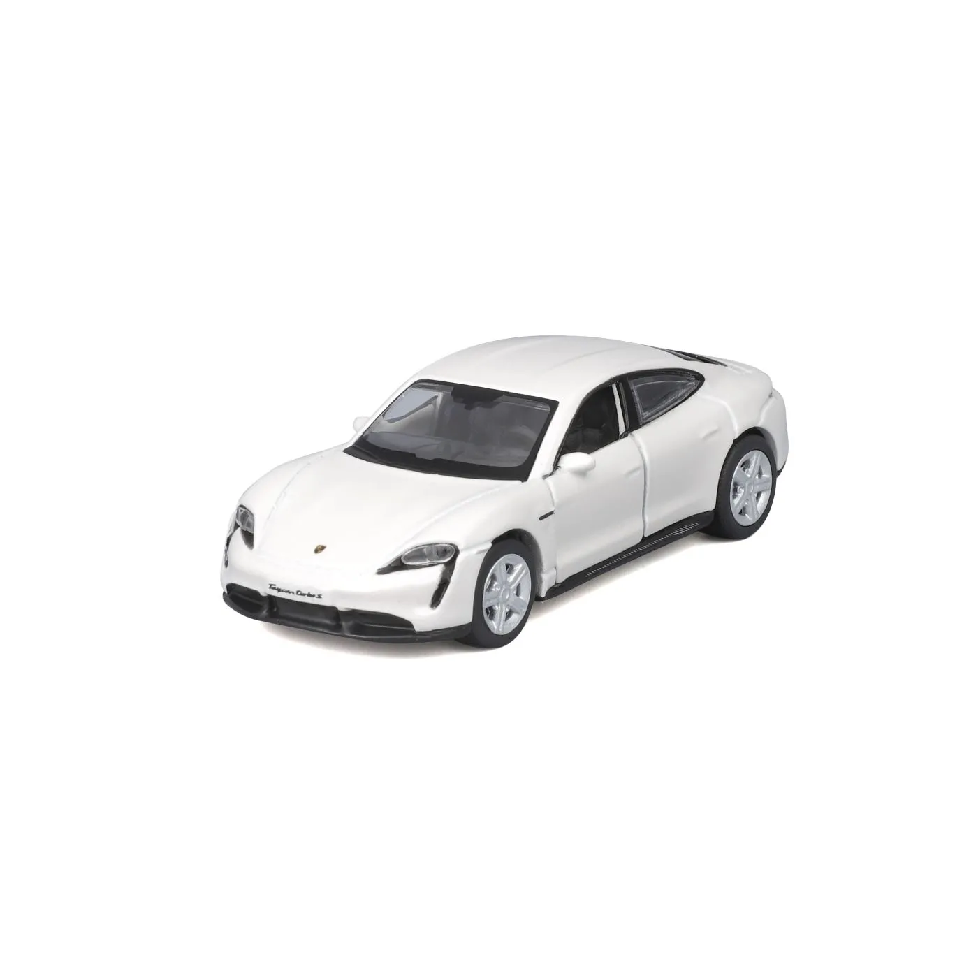 Maisto masinuta metalica speed icons porsche taycan turbo s alb scara 1 la 64, copii 14 ani-+15 ani [1]