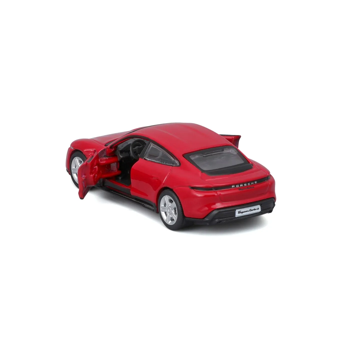 Maisto masinuta metalica speed icons porsche taycan turbo s rosu scara 1 la 64, copii 14 ani-+15 ani [3]