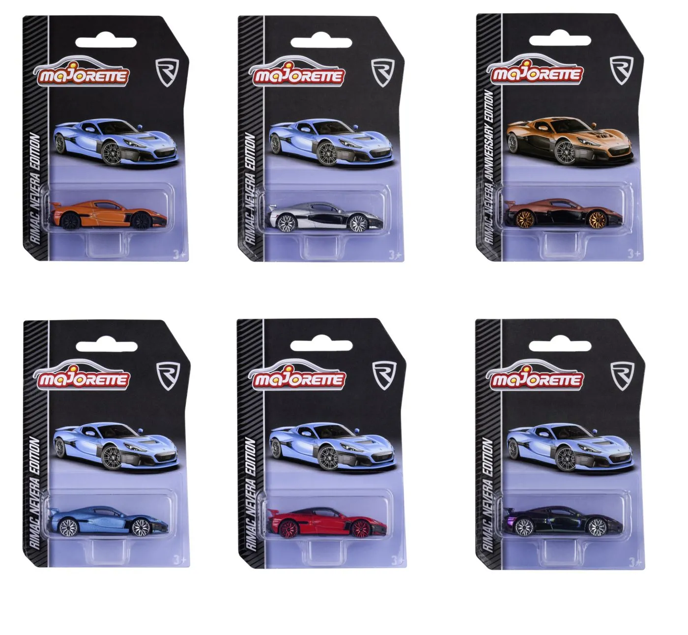 Jucării și Jocuri pentru copii - Majorette masinuta metalica rimac nevera edition 7.5cm, varsta de la 4 ani la 8 ani