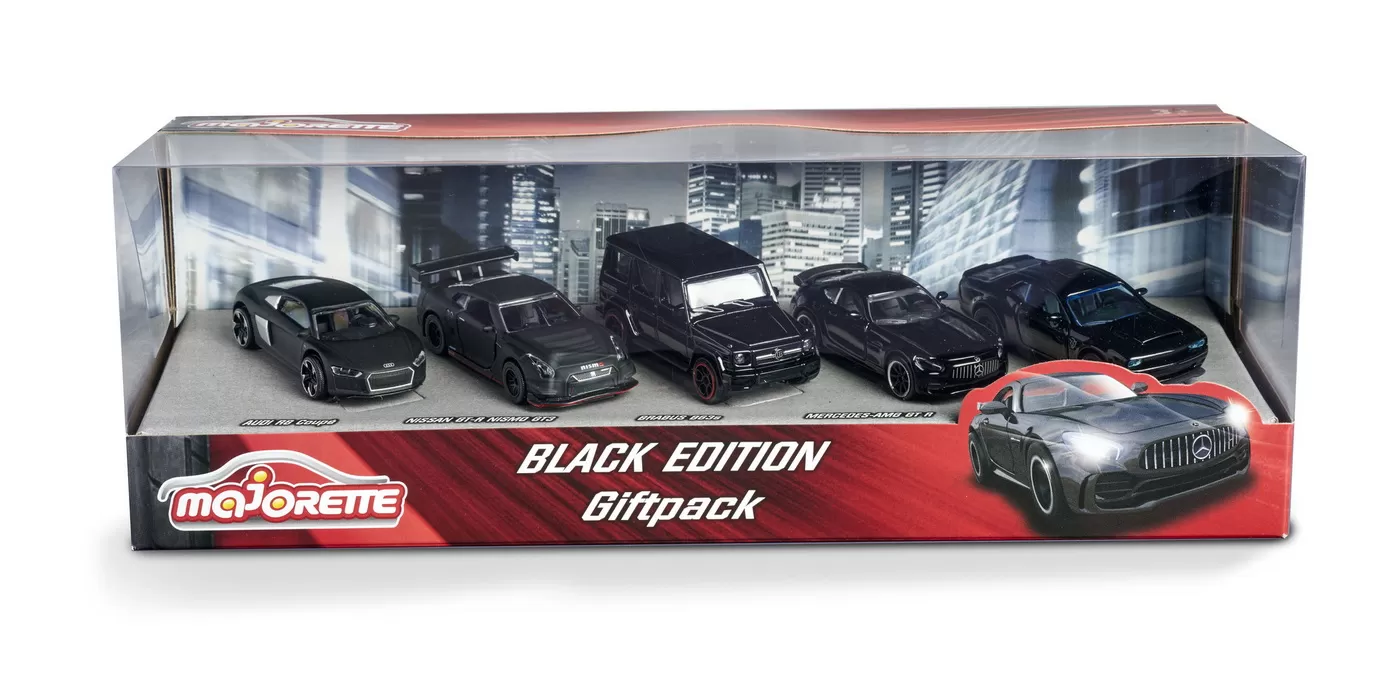 Majorette set 5 masinute black edition [1]