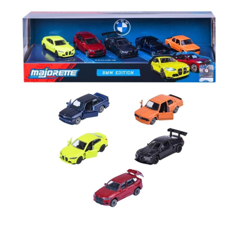 Majorette set 5 masinute metalice bmw 7.5cm [4]