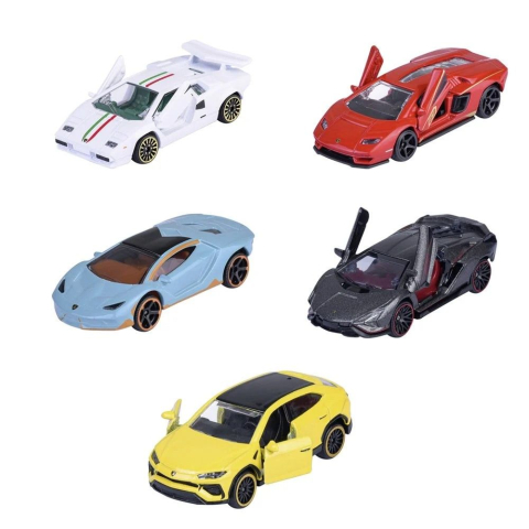 Majorette set 5 masinute metalice lamborghini scara 1 la 64 varsta 3 ani -10 ani [1]