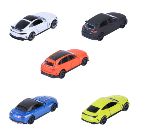 Majorette set 5 masinute metalice mercedes amg 7.5cm copii varsta 3 ani - +15 ani [1]