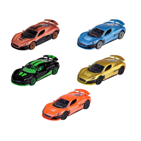 Majorette set 5 masinute metalice rimac nevera 7.5cm [1]