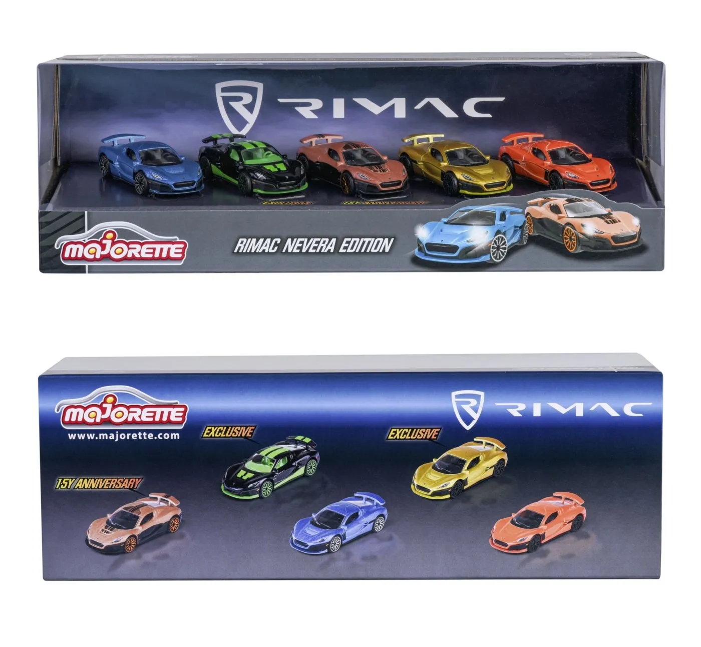 Jucării și Jocuri pentru copii - Majorette set 5 masinute rimac nevera edition giftpack, varsta de la 3 ani la 8 ani