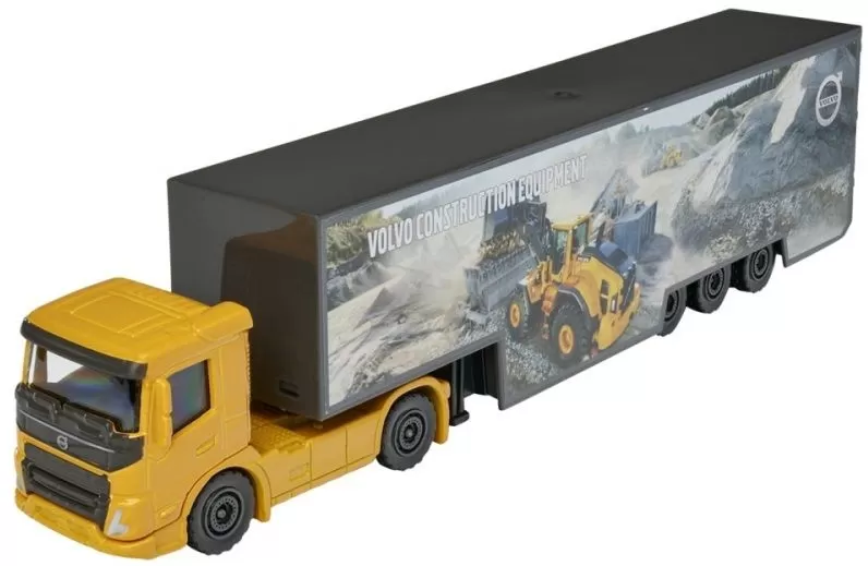 Jucării și Jocuri pentru copii - Majorette transportor volvo tir din metal, varsta de la 3 ani la 12 ani