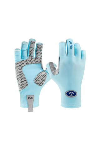 Pescuit si vanatoare - Manusi Flying Fisherman Sunbandit Pro Series Gloves Bahama Blue L-XL