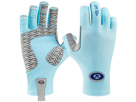 Pescuit si vanatoare - Manusi Flying Fisherman Sunbandit Pro Series Gloves Bahama Blue S-M