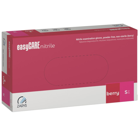 Articole pentru birou - Manusi nitril fara pudra berry 100/set s