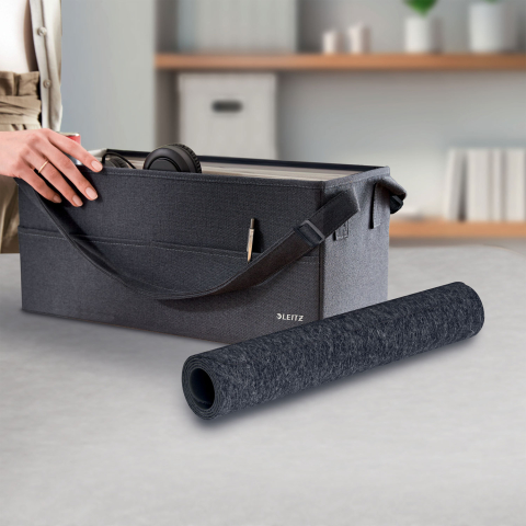 Mapa birou 70*36cm gri leitz [4]