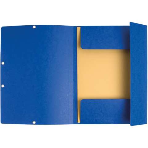 Mapa carton cu elastic 400g albastra exacompta [1]