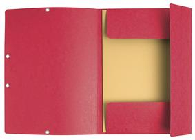 Mapa carton cu elastic 400g rosie exacompta [1]