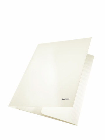 Mapa carton cu elastic alb metalizat wow leitz [2]