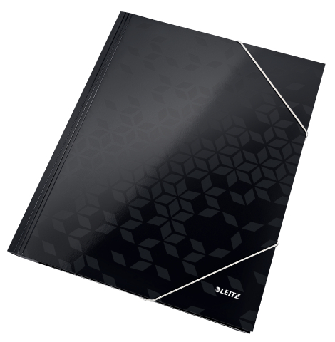 Mapa carton cu elastic negru wow leitz [1]