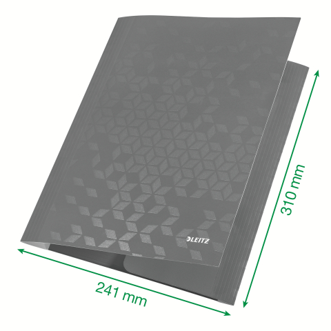 Mapa carton cu elastic rosie wow leitz [4]