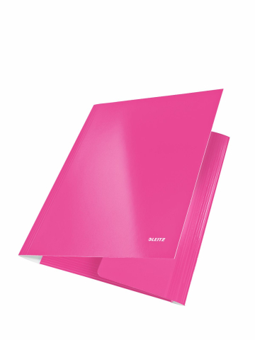 Mapa carton cu elastic roz metalizat wow leitz [2]