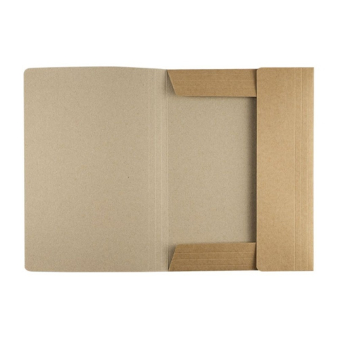 Organizare, arhivare, prezentare - Mapa carton Grand 120-1989 / GR-442E, cu elastic, A4, culoare natur