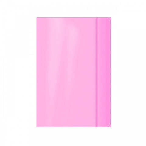 Organizare, arhivare, prezentare - Mapa carton Office Cover, plastifiata, cu elastic, A4, roz pal