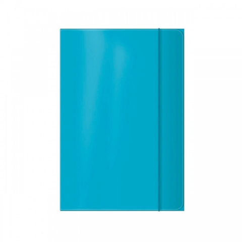 Organizare, arhivare, prezentare - Mapa carton Office Cover, plastifiata, cu elastic, A4, turcoaz