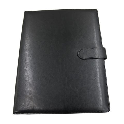 Organizare, arhivare, prezentare - Mapa conferinta CNX 809, A4, imitatie piele, negru, cu clipboard si inchidere magnetica
