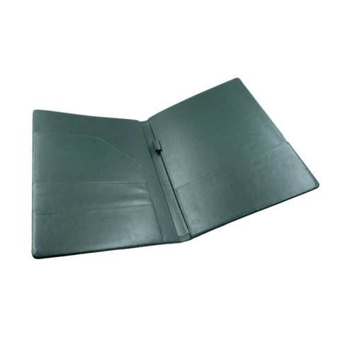 Organizare, arhivare, prezentare - Mapa conferinta CNX 809, A4, imitatie piele, verde inchis