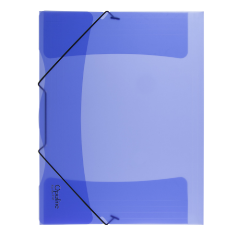 Organizare, arhivare, prezentare - Mapa din plastic cu elastic Opaline PP A4 Blue
