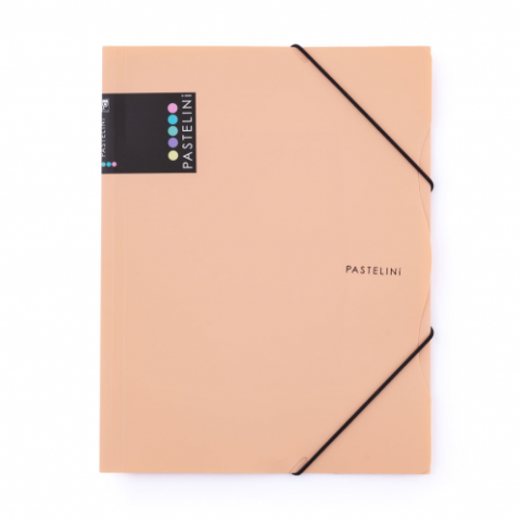 Organizare, arhivare, prezentare - Mapa din plastic cu elastic Pastelini PP A4 Apricot
