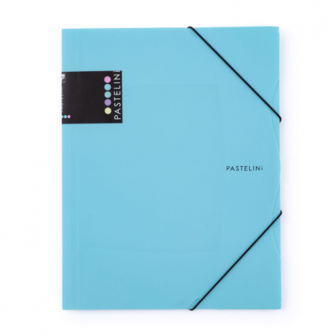 Organizare, arhivare, prezentare - Mapa din plastic cu elastic Pastelini PP A4 Blue