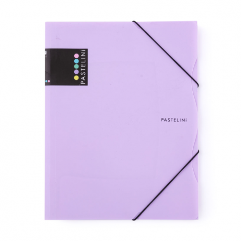 Organizare, arhivare, prezentare - Mapa din plastic cu elastic Pastelini PP A4 Lila