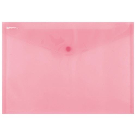 Organizare, arhivare, prezentare - Mapa din plastic DONAU cu capsa A4 (330 x235 mm) 180 microni Rosu  