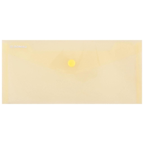 Organizare, arhivare, prezentare - Mapa din plastic DONAU cu capsa DL (225 x 126 mm) 180 microni Galben  