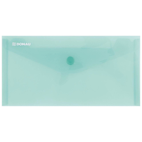 Organizare, arhivare, prezentare - Mapa din plastic DONAU cu capsa DL (225 x 126 mm) 180 microni Verde 