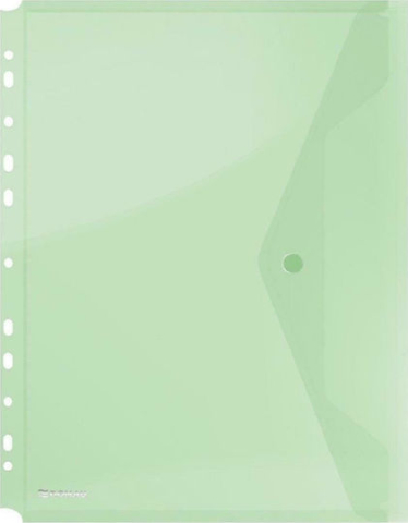 Organizare, arhivare, prezentare - Mapa din plastic DONAU cu capsa si perforatii A4 200 microni Verde 4/set 60/bax