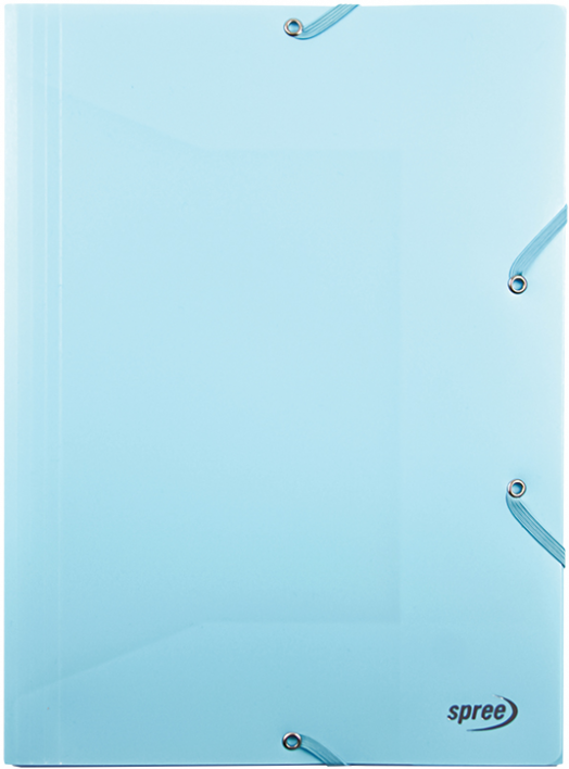 Organizare, arhivare, prezentare - Mapa din plastic elastic A4 Spree Blue Pastel 
