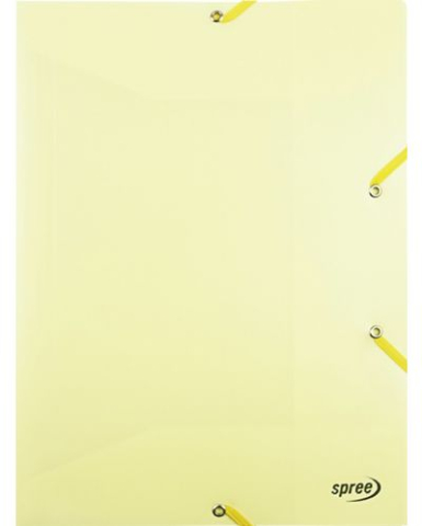 Organizare, arhivare, prezentare - Mapa din plastic elastic A4 Spree Galben Pastel 