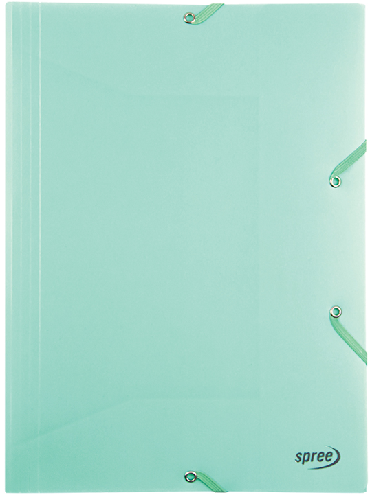 Organizare, arhivare, prezentare - Mapa din plastic elastic A4 Spree Verde Pastel 