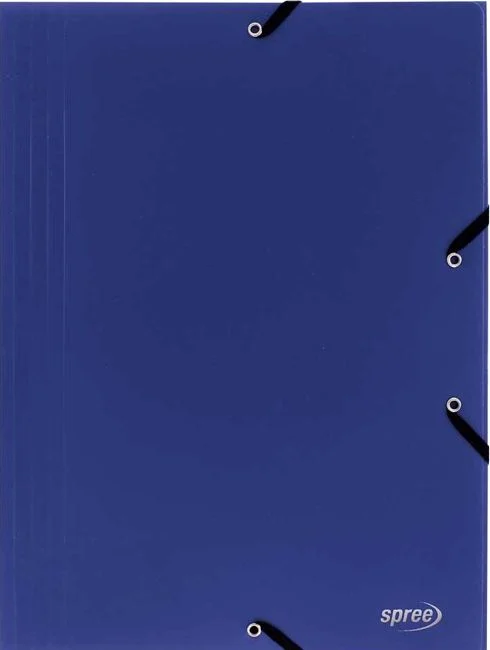 Organizare, arhivare, prezentare - Mapa din plastic elastic Spree A4 PP400 microni Albastru 