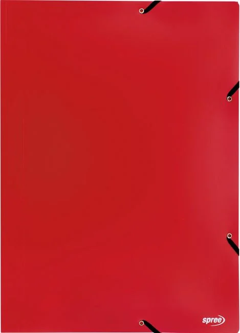 Organizare, arhivare, prezentare - Mapa din plastic elastic Spree A4 PP400 microni Rosu 