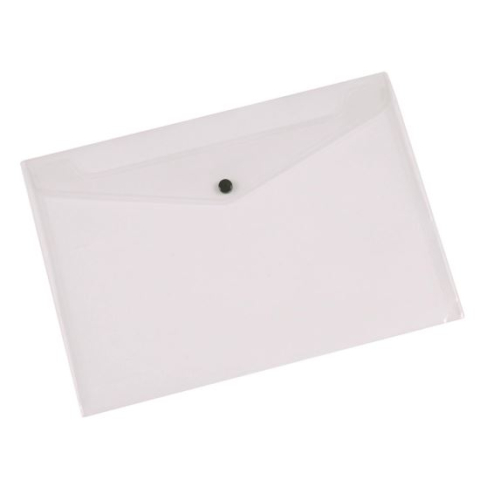 Organizare, arhivare, prezentare - Mapa din plastic Q-CONNECT cu capsa A3 460 x 325 mm 180 microni transparent  60/bax