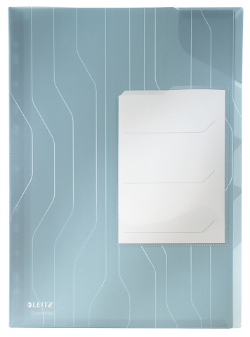 Birotică și Papetărie - Mapa plastic 3*20 coli albastra 3 separatoare comb jumbo leitz